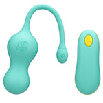 Romp - Cello Ovo Vibratório Multifuncional Turquesa com Controle Remoto