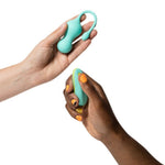 Romp - Cello Ovo Vibratório Multifuncional Turquesa com Controle Remoto