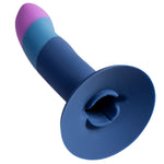 ROMP - PICCOLO DILDO DE SILICONE COM VENTOSA TRICOLORIDA 14 CM
