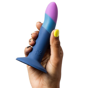 Romp - Piccolo Dildo de Silicone com Ventosa Tricolorida 14 cm