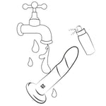 Romp - Dizi Dildo de Silicone com Ventosa Tricolor 18 cm