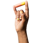 ROMP - RIOT MULTIFUNCIONAL VIBRATÓRIO BULLET LARANJA + AMARELO