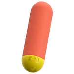 ROMP - RIOT MULTIFUNCIONAL VIBRATÓRIO BULLET LARANJA + AMARELO