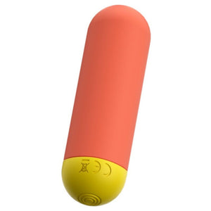 ROMP - RIOT MULTIFUNCIONAL VIBRATÓRIO BULLET LARANJA + AMARELO