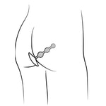 ROMP - AMP CONTAS ANAL DE SILICONE FLEXÍVEIS ROXAS 12,5 CM ROXAS