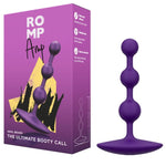 ROMP - AMP CONTAS ANAL DE SILICONE FLEXÍVEIS ROXAS 12,5 CM ROXAS