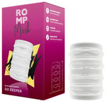ROMP - MOSH MASTURBADOR MASCULINO TRANSPARENTE COM BAINHA REVERSÍVEL DE 6 CM