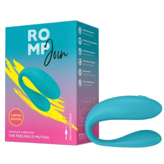Romp - Join Juntem-Se ao Vibrador para Casais Turquesa