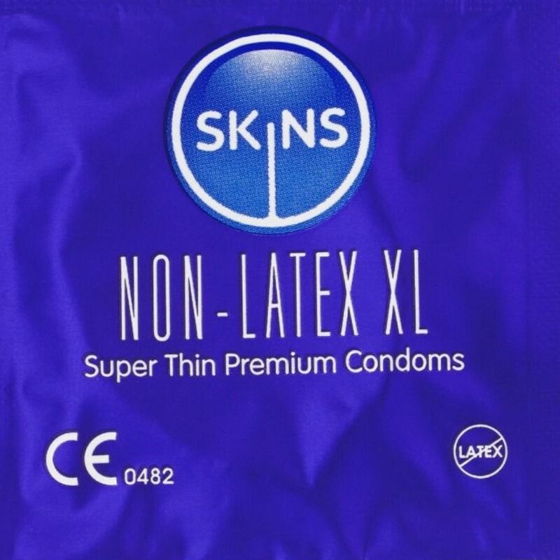Skins - Camisinhas sem Látex Tamanho XL - Pacote com 4