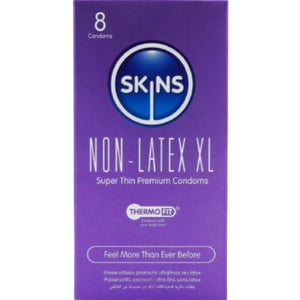 Skins - Camisinhas sem Látex Tamanho XL Pacote com 4