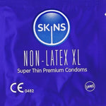 Skins - Camisinhas sem Látex Tamanho XL Pacote com 4