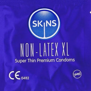 Skins - Camisinhas sem Látex Tamanho XL Pacote com 4