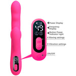 Pretty Love - Vibrador Coelho Multifuncional de Inverno com Display de LED Rosa