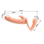 Baile - Charlotte Hollow Dupla Penetração Strap-On Carne