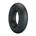 Crazy Bull - Anel Peniano de Silicone Super Macio Bertram Preto