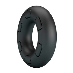 Crazy Bull - Anel Peniano de Silicone Super Macio Bertram Preto
