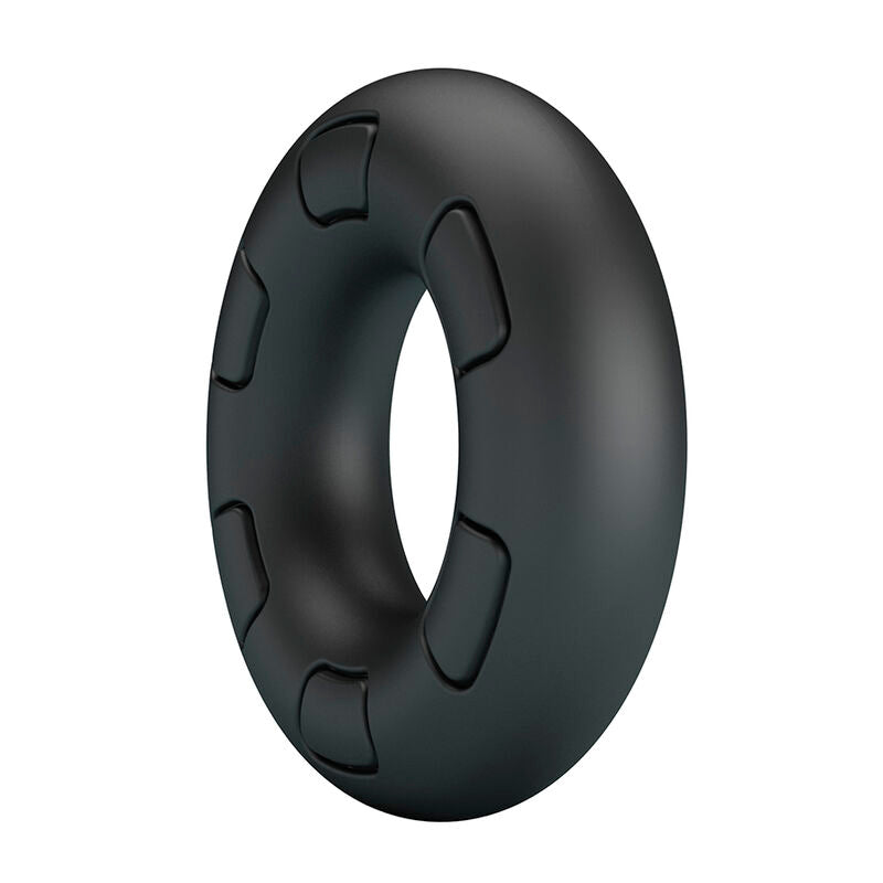 Crazy Bull - Anel Peniano de Silicone Super Macio Bertram Preto