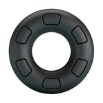 Crazy Bull - Anel Peniano de Silicone Super Macio Bertram Preto