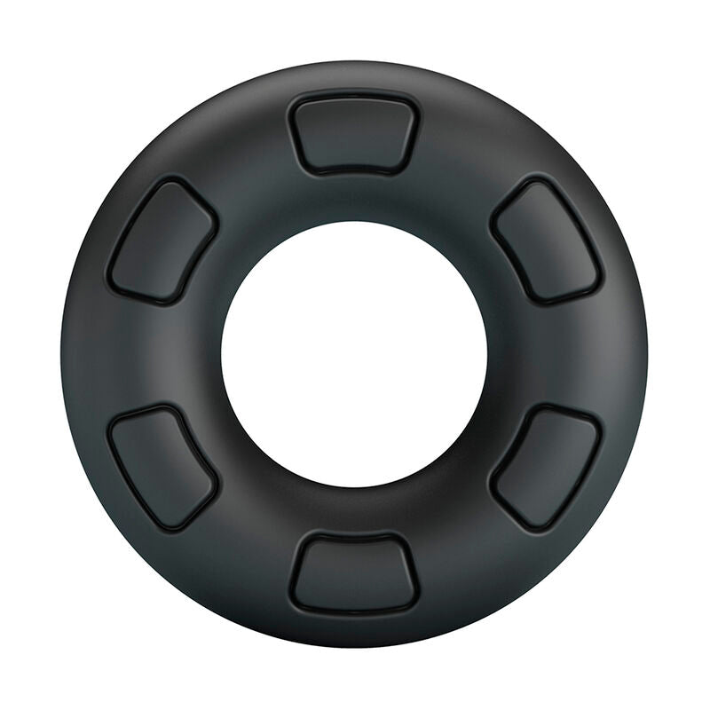 Crazy Bull - Anel Peniano de Silicone Super Macio Bertram Preto