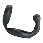 CRAZY BULL - ANEL DUPLO FLORIAN PARA PÊNIS E TESTÍCULOS PRETO