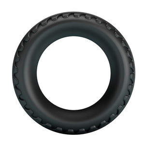 CRAZY BULL - ANEL PENIANO DE SILICONE TEXTURIZADO MERRITT PRETO