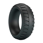 CRAZY BULL - ANEL PENIANO DE SILICONE TEXTURIZADO MERRITT PRETO