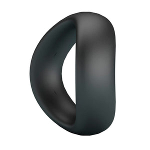 CRAZY BULL - ANEL PENIANO ERGONÔMICO DE SILICONE VALEN PRETO