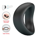 CRAZY BULL - ANEL PENIANO ERGONÔMICO DE SILICONE VALEN PRETO