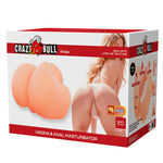 Crazy Bull - Vivian Masturbador Vibratório Duplo Vaginal e Anal Flesh