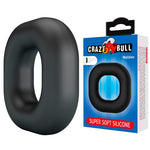 CRAZY BULL - ANEL PENIANO DE SILICONE SUPER MACIO WALDEN PRETO