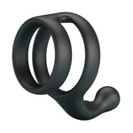 CRAZY BULL - ANEL DUPLO PARA PÊNIS E TESTÍCULOS YANCY PRETO