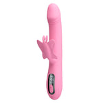 Pretty Love - Vibrador Bella Rabbit com Estimulação de Borboleta e LED Rosa