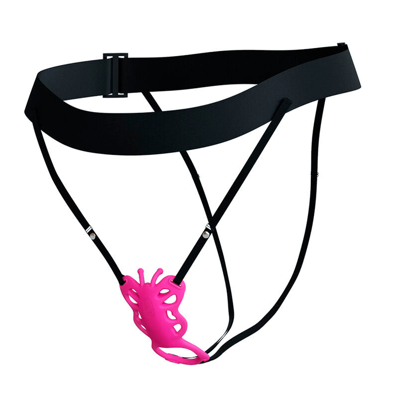 Pretty Love - Massageador de Calcinha Rosa com Controle por Aplicativo de Borboleta