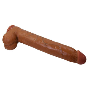Pretty Love - Dany Dildo Flexível Realista com Ventosa 36 cm -Ø- 5,6 cm Marrom