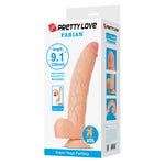 Pretty Love - Fabian Dildo Flexível com Ventosa em Formato de Carne