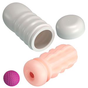 PRETTY LOVE - MASTURBADOR VAGINAL FLORA COM VENTOSA E TEXTURAS INTERNAS