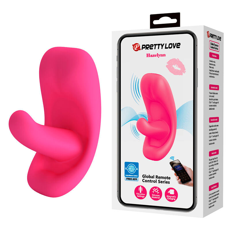 Pretty Love - Massageador Hazelynn com 12 Funções e Controle por Aplicativo (Rosa)