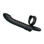 Pretty Love - Vibrador Anal Merritt com Anel e Vibração Preto
