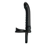 Pretty Love - Vibrador Anal Merritt com Anel e Vibração Preto