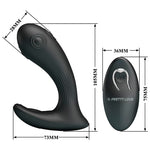 PRETTY LOVE - VIBRADOR DE PRÓSTATA MIRABELLE COM CONTROLE REMOTO