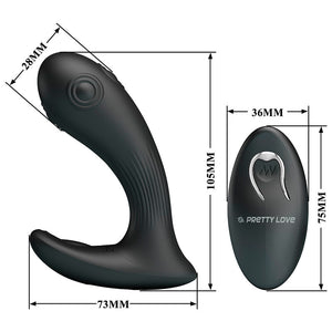 PRETTY LOVE - VIBRADOR DE PRÓSTATA MIRABELLE COM CONTROLE REMOTO