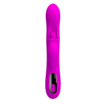 Pretty Love - Vibrador Oscilativo Yalanda Rabbit com Display de LED Roxo