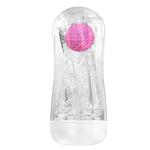 PRETTY LOVE - COPO DE MASTURBAÇÃO TEXTURIZADO 360º TRANSPARENTE