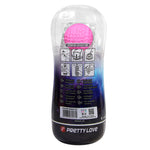 PRETTY LOVE - COPO DE MASTURBAÇÃO TEXTURIZADO 360º TRANSPARENTE