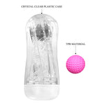 PRETTY LOVE - COPO DE MASTURBAÇÃO TEXTURIZADO 360º TRANSPARENTE