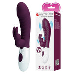 Pretty Love - Vibrador Coelho Naughty Bunny com 30 Funções - Roxo