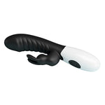 PRETTY LOVE - VIBRADOR COELHO NAUGHTY BUNNY COM 30 FUNÇÕES PRETO