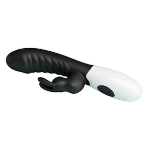 PRETTY LOVE - VIBRADOR COELHO NAUGHTY BUNNY COM 30 FUNÇÕES PRETO