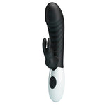 PRETTY LOVE - VIBRADOR COELHO NAUGHTY BUNNY COM 30 FUNÇÕES PRETO