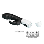 PRETTY LOVE - VIBRADOR COELHO NAUGHTY BUNNY COM 30 FUNÇÕES PRETO